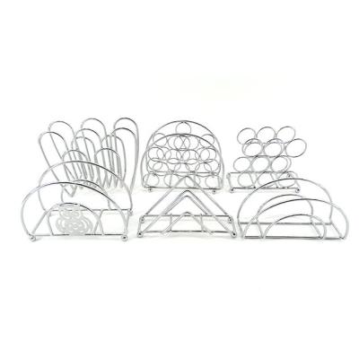 China Metal Kitchen Storage Rack Napkin Rack Restaurant Decoration Napkin Holder for sale