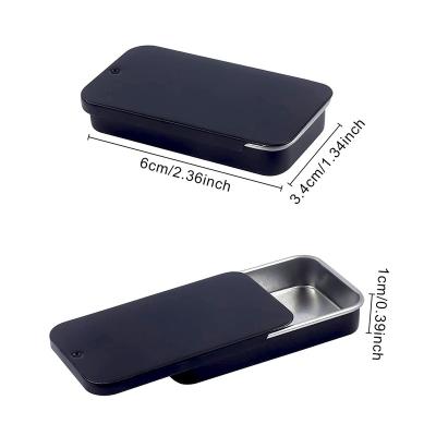 China Recyclable Wholesale Custom Printing Small Slide Tin Lip Balm Box for sale