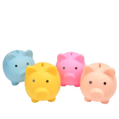 China Tin Wholesale Cute Pig Shape Piggy Bank Custom Logo Piggy Bank For Kids for sale