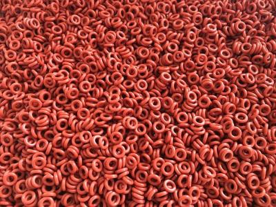 Chine Petit chemin de fuite de surface d'étanchéité de bloc de couleur rouge d'anneaux en caoutchouc de joints statiques à vendre