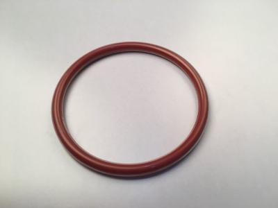 China Encapsulated O-ring for High Temperature in Red Color Silicone O Ring Seals for sale