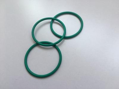 China Multifunctional Silicone O Ring Seals , Medical Devices Green Round Rubber Rings for sale