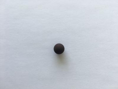 China Stone Washing FKM Small Solid Rubber Balls Customized In Brown Color for sale