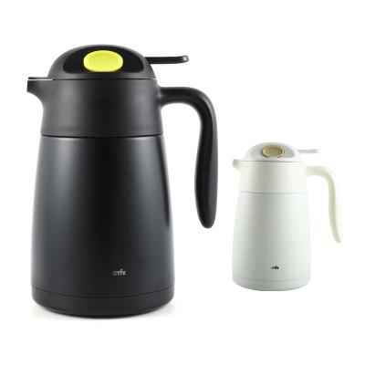 China Large Capacity 68oz PORTABLE Stainless Steel Vacuum Insulated Coffee Pot With One-Button Locking System for sale