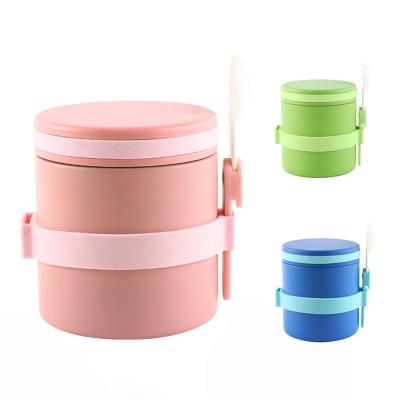 China PORTABLE Stainless Steel Kids Flask 13oz 20oz Vacuum Insulated Custom Food Jar Keep Hot Cold With Spoon for sale