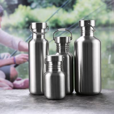 China Sustainable 304 Stainless Steel Water Bottles Single Wall Kids Healthy Customer Sports Drinking Bottle for sale