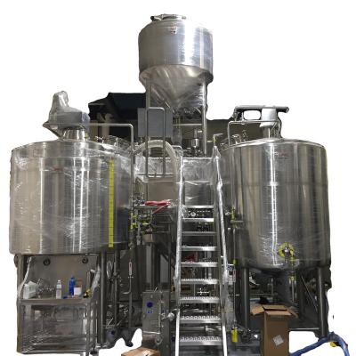 China Hotels Craft High Quality Beer Brew Project Whole System Vessel Brew System Stainless Steel for sale