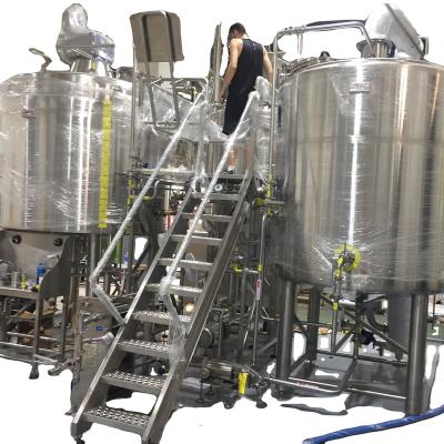 China Hotels High Quality Craft Beer Brew Project Producing Vessel Brew System Stainless Steel for sale