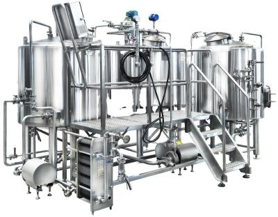 China High Quality Hotels 1500L 3 Vessel Brewery Equipment Craft Beer Brew System Stainless Steel Tank DME Supplier for sale