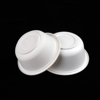 China Factory maker disposable cornstarch degradable disposable bowl for lunch for sale