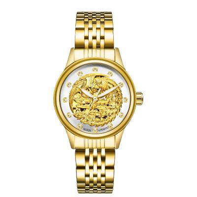 China Stainless Steel Mechanical Wrist Watch 9016 Lady Design Skeleton Automatic for sale