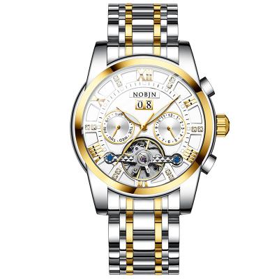 China Luxury Tourbillon Wrist Watch Waterproof  Men Mechanical Watches for sale