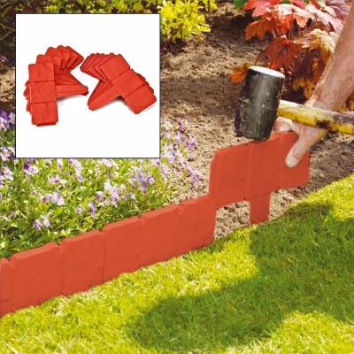 China Factory Direct Promotional Stone Eco - Friendly Outdoor Plastic Lawn Edging Material OEM for sale