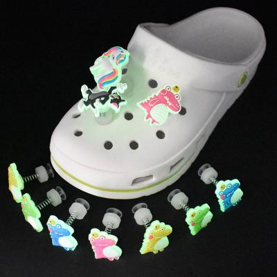 China Armenian PVC Crooks Shoe Soft Horoscope Charms Shoe Charms Design For Kids Shoe Animals Decorations Accessories for sale