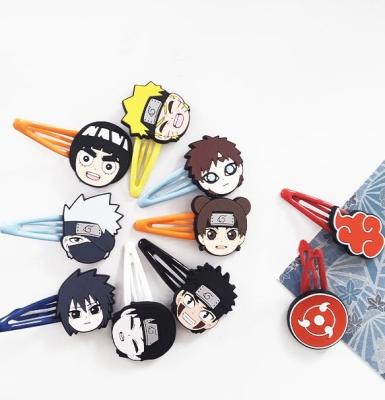 China Soft Decoration PVC Hair Clips High Quantity Cartoon Plastic Hairpins Claw Clips For Thick Hair for sale