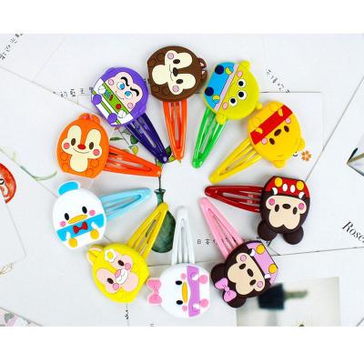 China Soft Cute Decoration PVC Hair Topper In Clips High Quantity Hairpins For Hair for sale