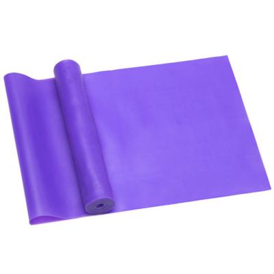 China Gym Exercise Adjustable Fitness Latex Resistance Band Purple Set for sale