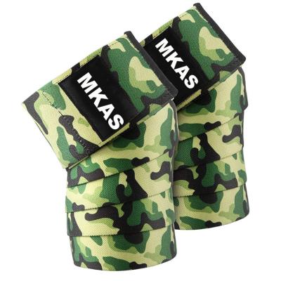 China Protective MKAS Logo Athletic Knee Sleeve Customized Sport Adjustable for sale