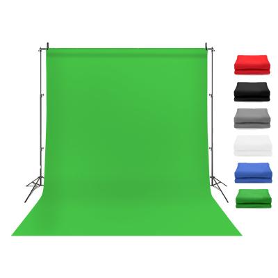 China Non-reflecting LEJIADA new products photography studio plain non-woven background fabric pure green color screen 1.5Mx1M/2M/3M for sale