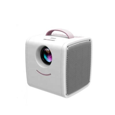 China Short Jet LED Portable Beamer Mini Size 600 Lumen Cube HD Playback Smart Phone Gift Projector for sale