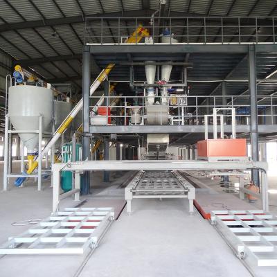 China Production of MgO board and fiber cement board magnesium oxide board making equipment for sale