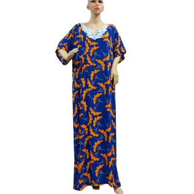 China 2023 Polyester Muslim Africa Women Long Robe Boubou Abaya Clothing Dashiki Wedding Party Muslim Dresses Long for sale