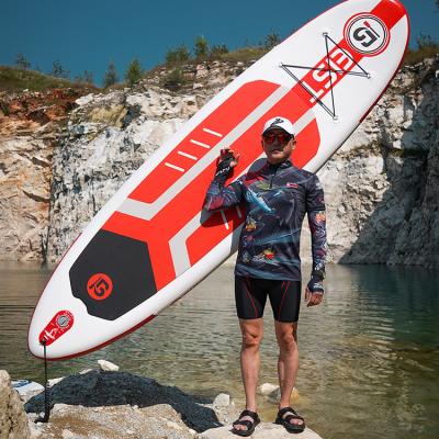 China Custom Unisex Accessories Water Sports Sports Competition Board Stand Inflatable Surf Paddle for sale