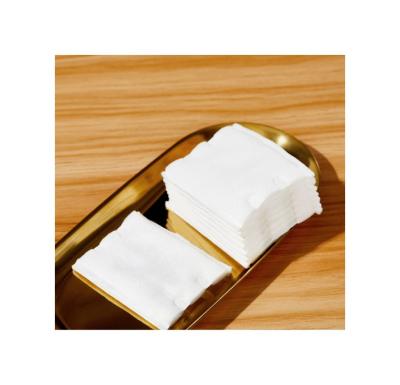 China Daily Cleaning Double Sided Non Woven Cosmetic Cotton Pads With Pouch Pack for sale