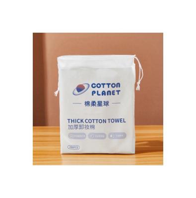 China Materials Factory High Quality Natural Nonwoven Fiber Daily Cleaning Wet Cosmetic Cotton Pads for sale