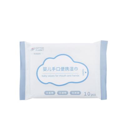 China Sales Popular Non Woven Fabric Odorless Disposable Face Wet Cleaning Towel For Clean Hand for sale