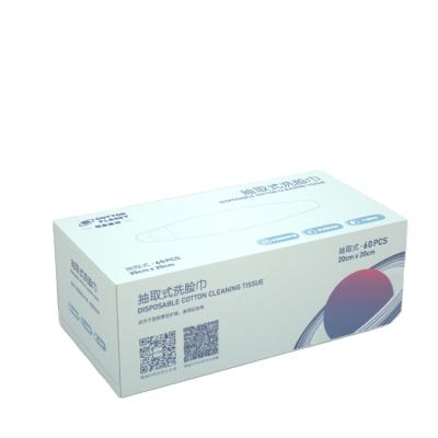 China New Arrivals Private Label Non Woven Fabric Disposable Skin Care Box Disposable Face Towel for sale