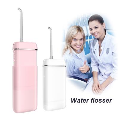 China 360 Portable Powerful Flosser Teeth Rated Oral Dental Flosser Travel Irrigator Professional Wireless Bag Water Powerful Teeth Flosser for sale