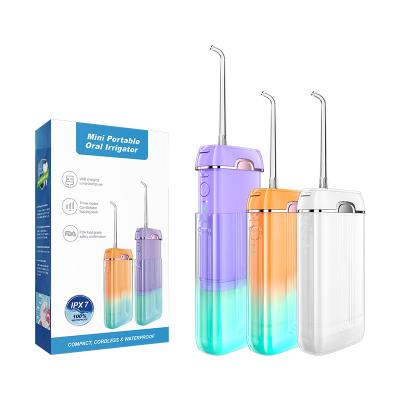 China 360 Rated Nozzle Portable Water Flosser Tooth Cleaner With Rohs Certificate for sale