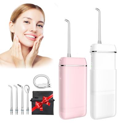 China 360 Rated Nozzle USB Rechargeable Waterproof Wireless Oral Travel Water Flosser with 140ml Water Reservoir Oral Irrigator for sale