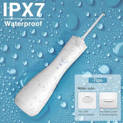 China 2021 Waterproof Wireless Rechargeable Health Mini Toothbrush Oral Irrigator Teeth IPX7 Water Flosser Usb Rechargeable for sale