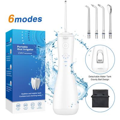 China Waterproof IPX7 Irrigator Waterproof Cordless Oral Water Flosser Dental Portable Professional for sale