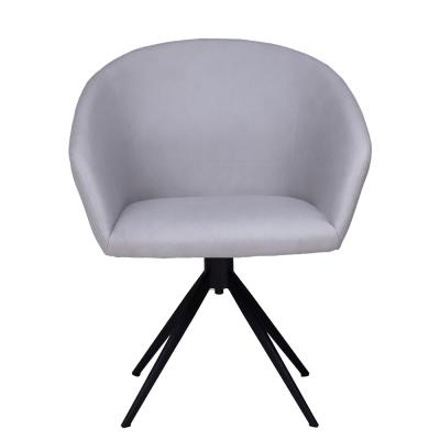 China Modern Furniture Revolving Chair Dining Chair Comfortable Swivel Chair With High Railing for sale