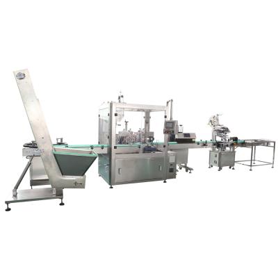 China GARMENT Small Bottle Face Cream Filling Capping Machine New Design With Top Labeling Factory Price for sale