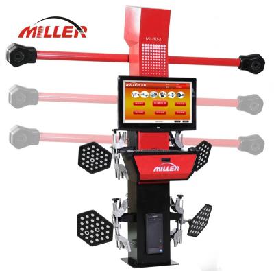 China Best selling MILLER diagnostic machine for cars, super quality garage wheel alignment 3d type free update. Model ML-3D-3 ML-3D-3 for sale