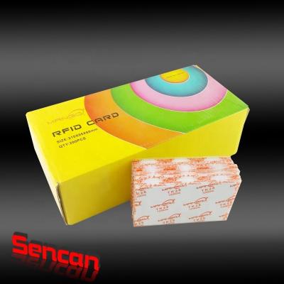 China Lowest price 125khz tk28 waterproof / waterproof empty mango rfid cards white card for sale