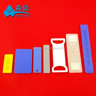 China Customized colorful waterproof / waterproof long range silicone rfid laundry tag for sale