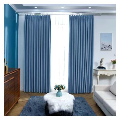 China Wholesale Luxury High Quality Super Feeling Blackout Soft Hand Made Living Room / Home Blackout Curtain for sale