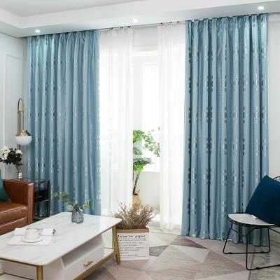 China Factory Direct Sale New Design Luxury Blackout Curtains Geometric Blackout Curtain for sale