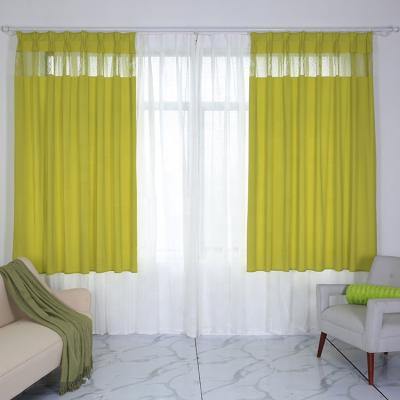 China Precision Fireproof High Quality Imitation Solid Color Decorative Hospital Ward Mouldproof Curtain for sale