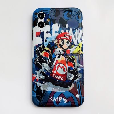 China Fanshion Super Mario Phone Cover Cute Fashion Phone Case Cartoon For iPhone 12 pro for sale