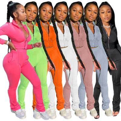 China Breathable Two PIECES Sets 2 Sweatsuit Plus Size Joggers Suits Tracksuit Womens Fall Jogging For Women Clothing for sale