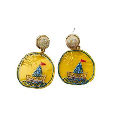 China Newest Cute Design Best Selling Eco-friendly Magnetic Of Man's Earring Designs Earring Set for sale