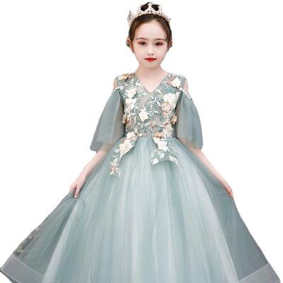 China 2022 New Arrival Breathable Kids Clothes Bridesmaids Dress With Designers Floral Summer Wholesale Custom Seller Big Kids Wear for sale