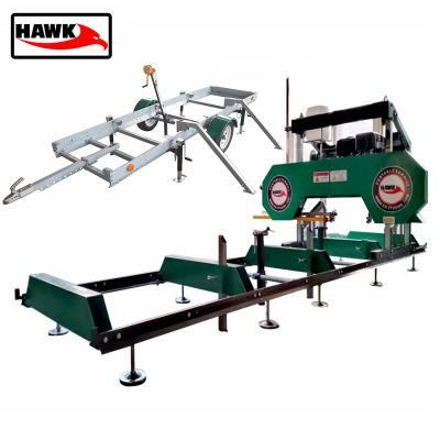 China Log Sawmill Horizontal Portable Wood Bandsaw Log Operating Machine With Bandsaw Blades Woodworking Sawmill With Diesel Engine Portable Sawmill for sale