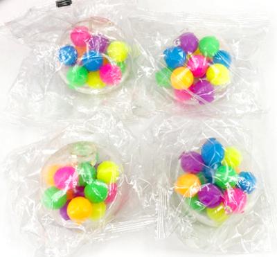 China Soft Toy Amazon Dna Squish Ball Color Sensory Stress Relieve Tension Toys Squeeze Colorful DNA Stress Ball Fidget Toy for sale